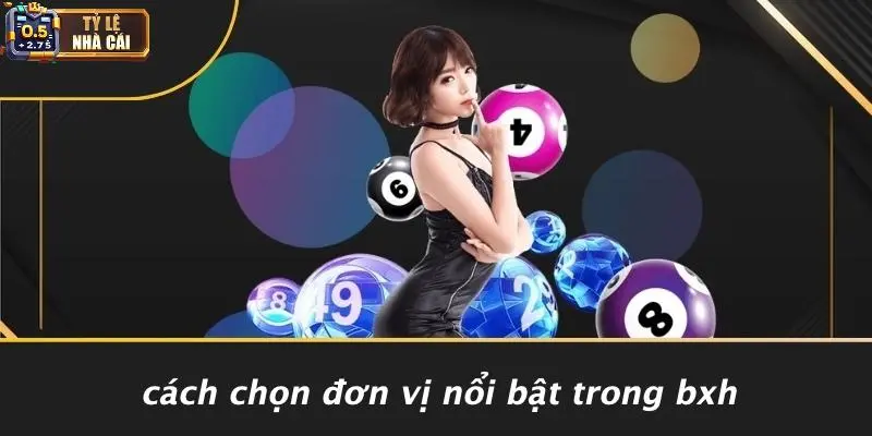 Cách Chọn Đơn Vị Nổi Bật Trong BXH