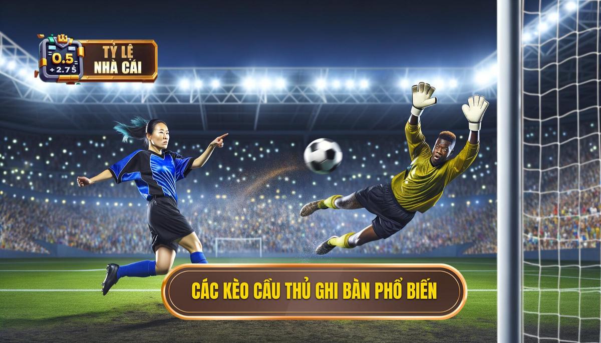 Các loại kèo cược cầu thủ ghi bàn phổ biến