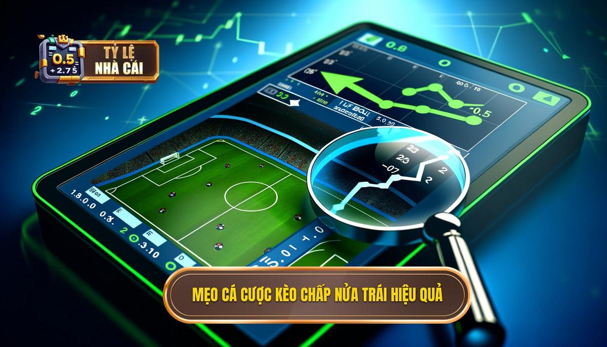 Mẹo cá cược kèo chấp nửa trái hiệu quả