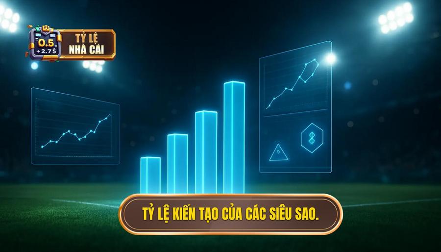 3. Tỷ lệ kiến tạo của các siêu sao.