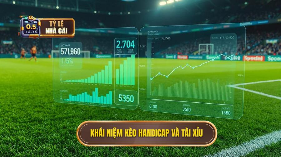 1. Khái niệm kèo Handicap và Tài Xỉu
