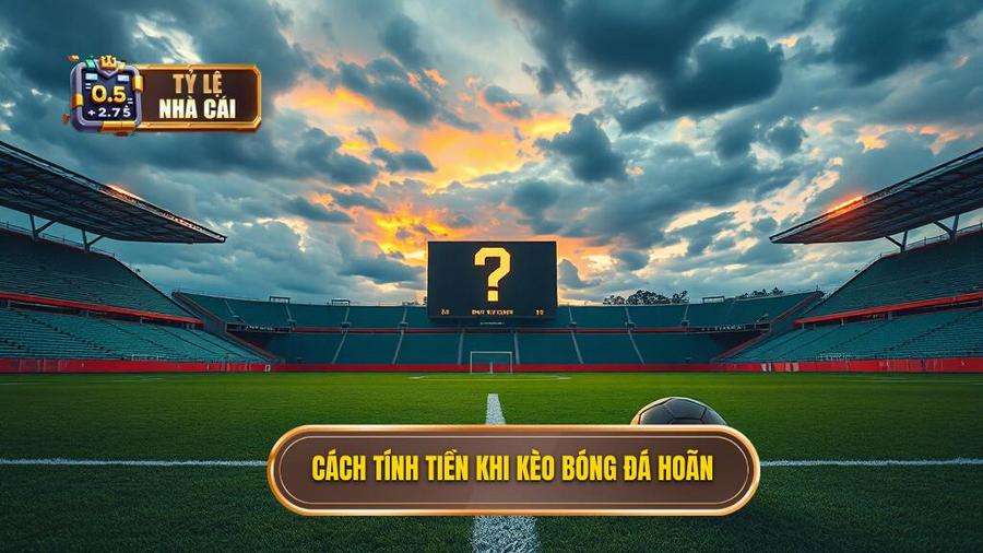 2. Cách tính tiền khi kèo bóng đá hoãn