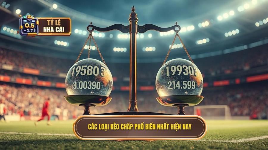 Chi tiết các loại kèo chấp phổ biến nhất hiện nay