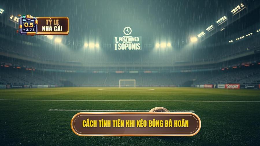 3. Cách tính tiền khi kèo bóng đá hoãn