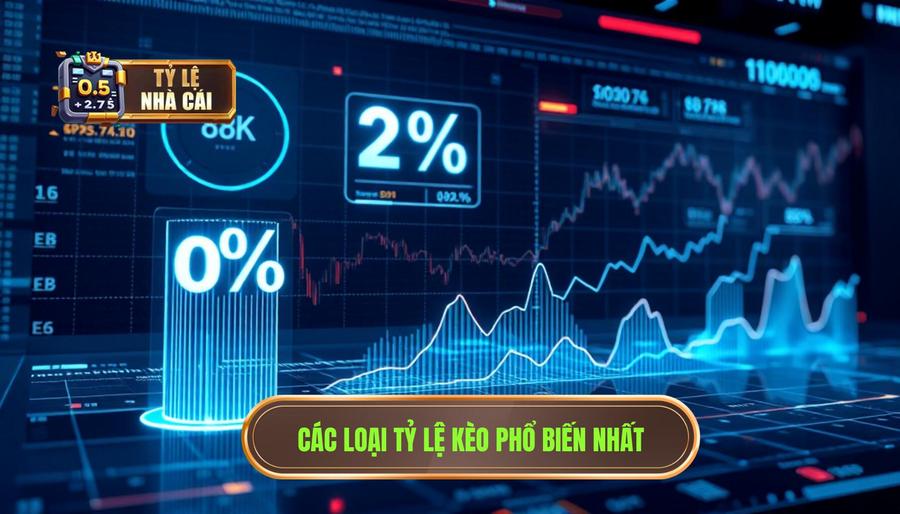 Các loại tỷ lệ kèo phổ biến cần nắm vững