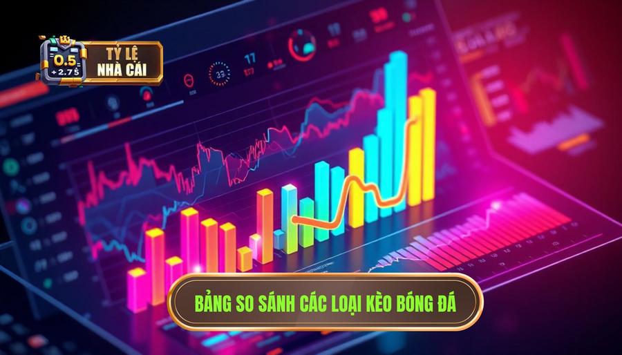 Bảng so sánh các loại kèo phổ biến khi phân tích