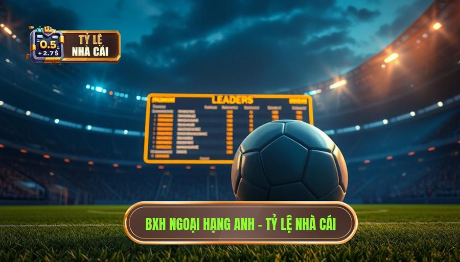 Bảng xếp hạng Ngoại hạng Anh hôm nay